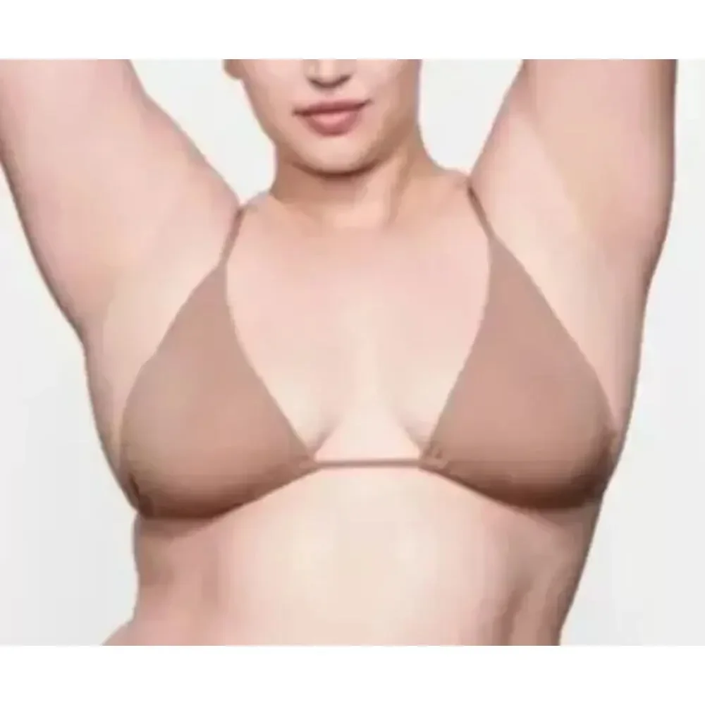SKIMS Size 2X Micro Cording String Triangle Bra SIENNA BR-TRI-1405 NWT